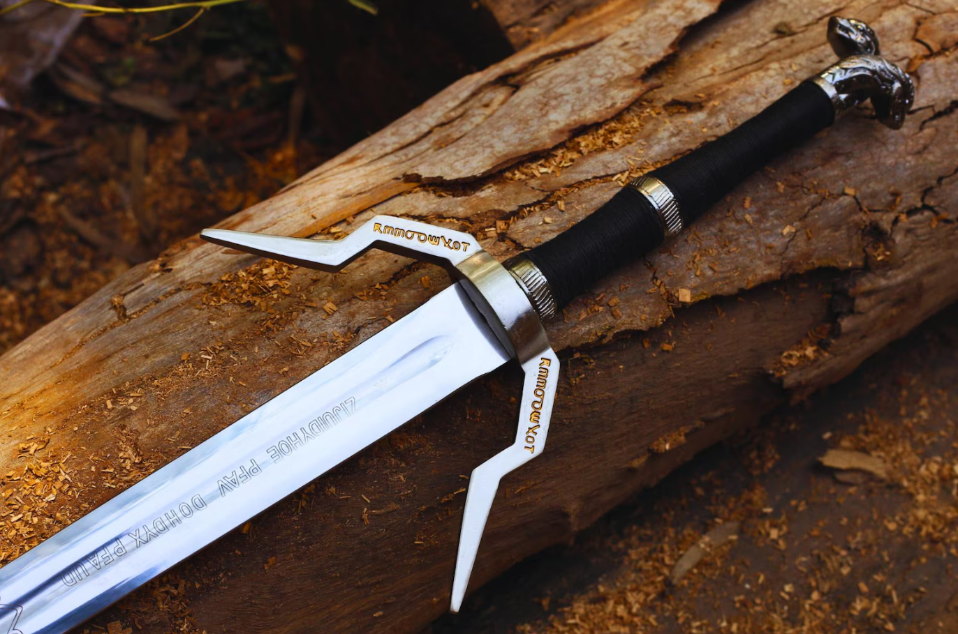 Premium Fantasy Steel Sword | Hand-Forged Medieval Warrior Blade with Scabbard
