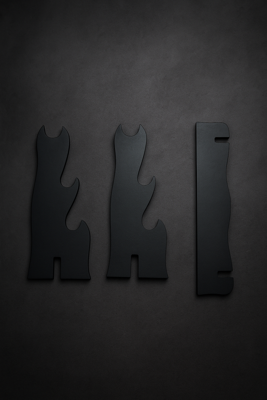 Premium Wooden Sword Display Stand | 3-Sword Rack | Medieval & Katana Wall/Desk Stand | Collectible Display Holder