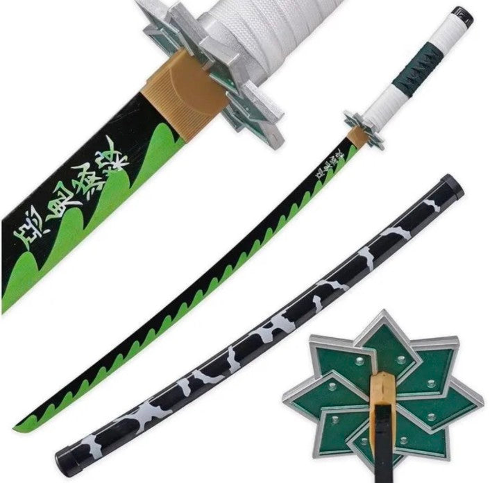 Demon Slayer 40-Inch Nichirin Sword | Anime Replica Katana | Carbon Steel Blade | Cosplay & Collectible Sword