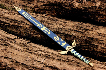 Zelda-Inspired Fantasy Sword Replica – 40" Steel Blade with Scabbard | Cosplay, Collectible, Display Sword | NovaFang USA