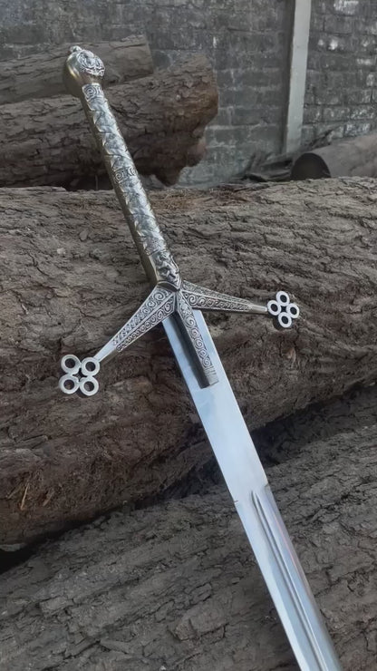 Scottish Claymore Sword – 42" Hand-Forged Highland Greatsword | Historical Two-Handed Scottish Sword Replica | Premium Collectible by NovaFang