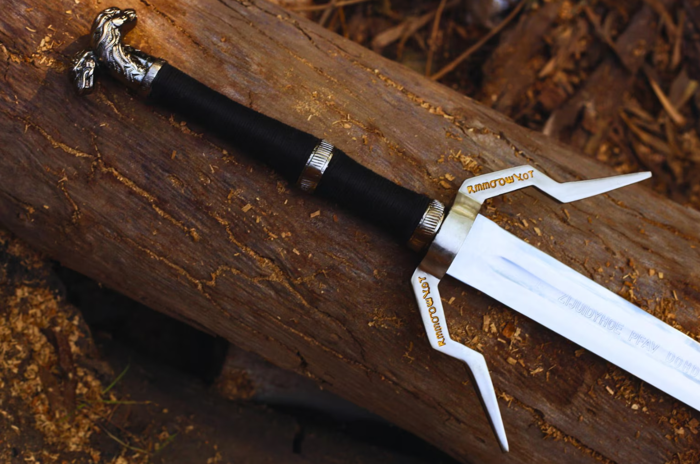 Premium Fantasy Steel Sword | Hand-Forged Medieval Warrior Blade with Scabbard